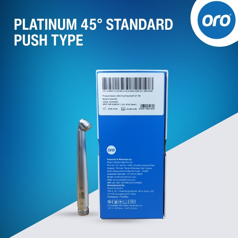 ORO DENTAL HANDPIECE PLATINUM 45 DEGREE