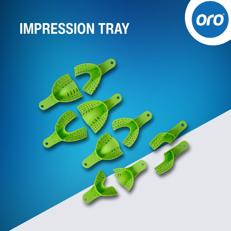 ORO Impression Tray Assorted size 10 Pcs / Bag