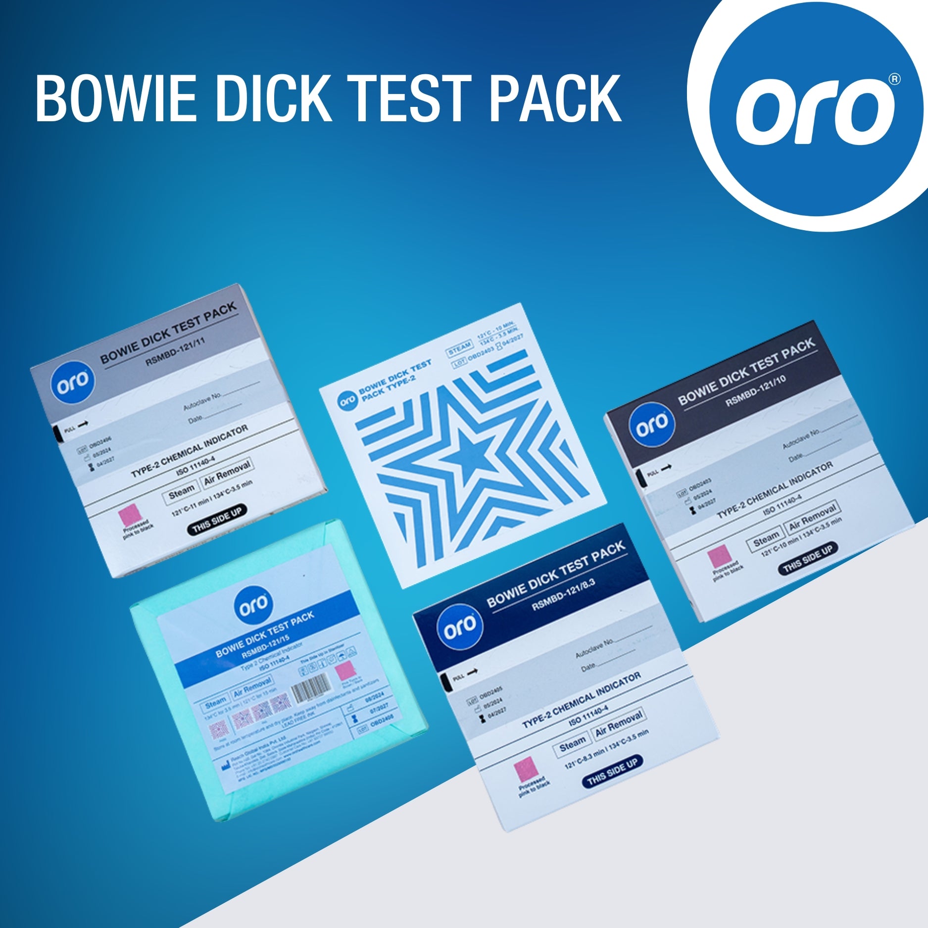 Bowie Dick Test Pack