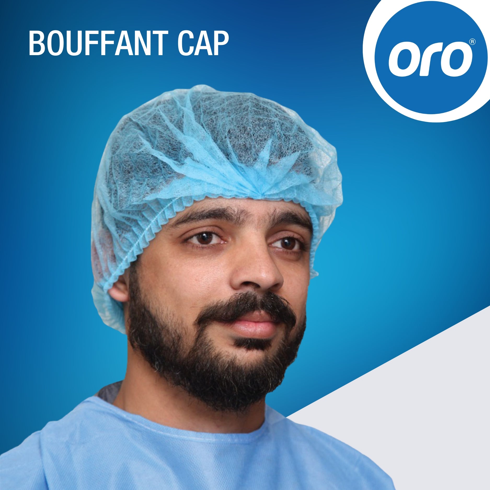 ORO Bouffant Cap 100 Pcs / Bag