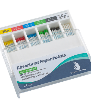 Sure Endo Absorbent Paper Point (PP) 200 points