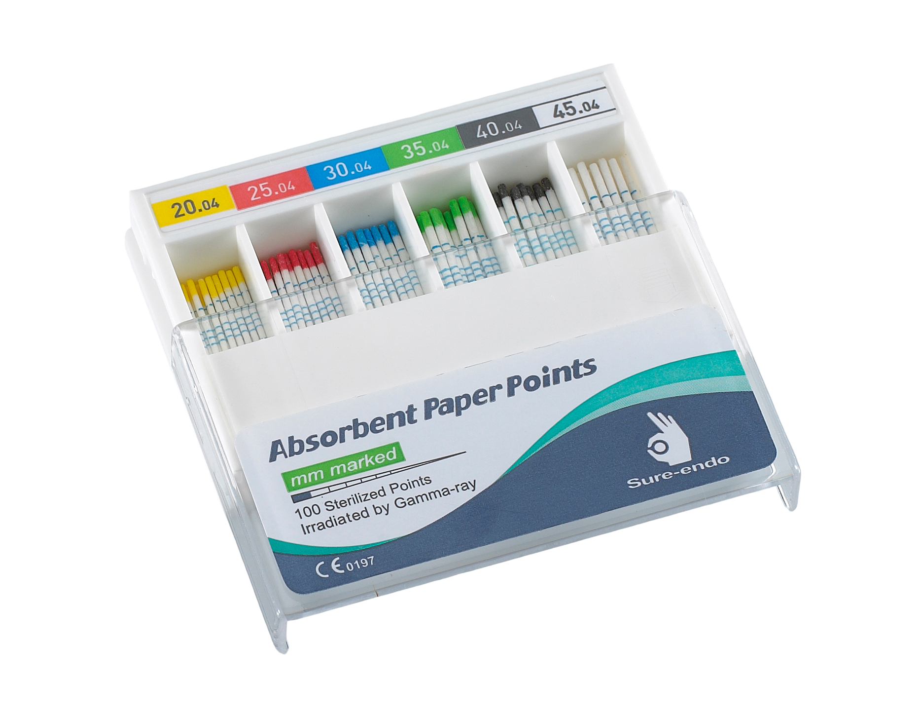Sure Endo Absorbent Paper Point (PP) 200 points