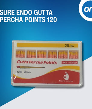 SURE ENDO GUTTA PERCHA (GP) POINTS 120