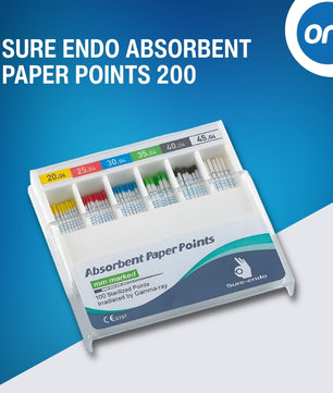 Sure Endo Absorbent Paper Point (PP) 200 points
